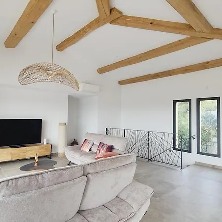 Maison Avec Piscine - Vue - 6 Personnes * Monacia-d'Aullene