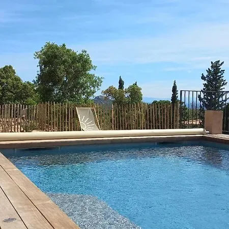 Maison Avec Piscine - Vue - 6 Personnes * Monacia-d'Aullene