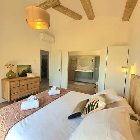 Villa Maison Avec Piscine - Vue - 6 Personnes Monacia-d'Aullene