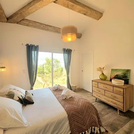 Villa Maison Avec Piscine - Vue - 6 Personnes Monacia-d'Aullene